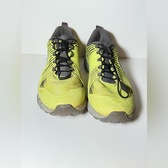 Craft Men's Neon Yellow and Dark Gray Athletic Shoes - Picture 3 of 9